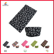 Ningbo Lingshang LSB-5397 100% Polyester Microfibre Multifunktionsbandana Nahtlose Kopfbedeckung Custom Neck Tube